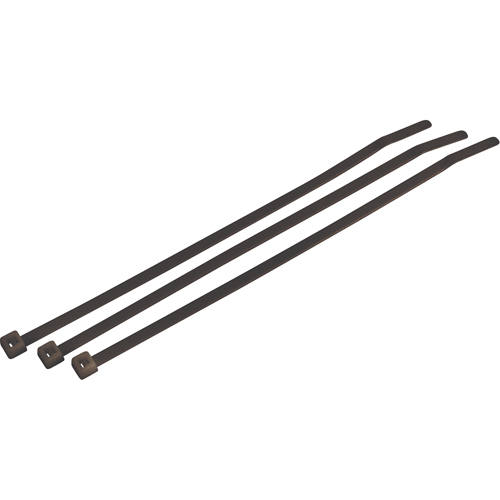 Cable Ties, 7-1/2" Long, 50 lbs. Tensile Strength, Black Superchem Industries