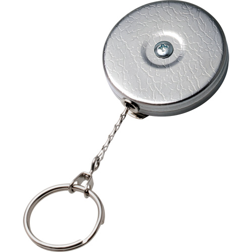 Original Series Retractable Keychain, Chrome, 24" Cable, Belt Clip Attachment Superchem Industries