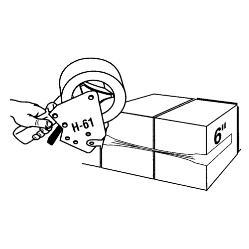 Stretchable Tape, 5 mils Thick, 38.1 mm (1-1/2") x 55 m (180')  Superchem Industries