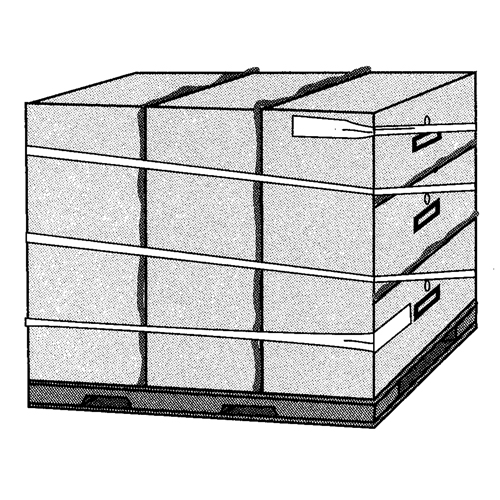 Stretchable Tape, 5 mils Thick, 38.1 mm (1-1/2") x 55 m (180')  Superchem Industries