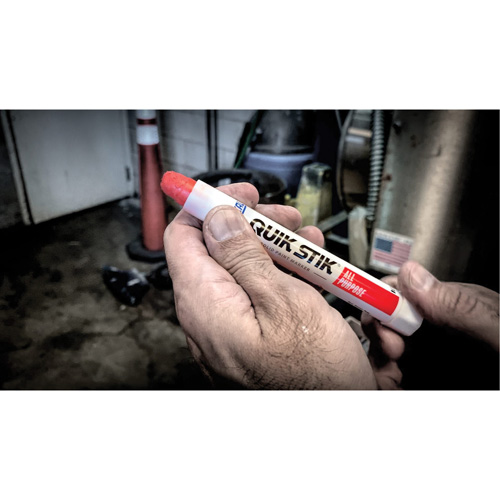 Quik Stik&reg; Twist-Up Paint Markers, Solid Stick, White Superchem Industries