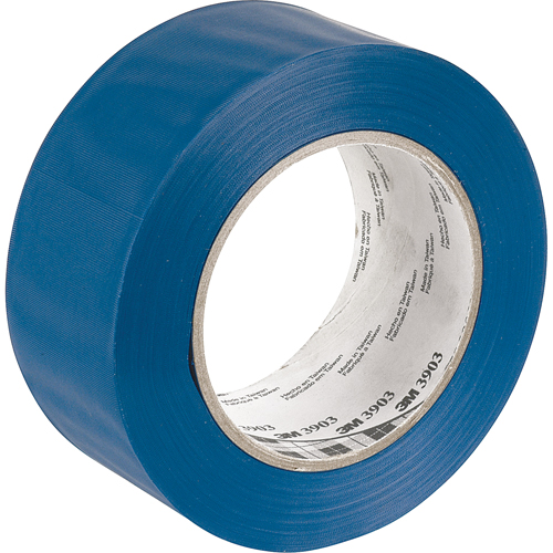 3903 Vinyl Duct Tape, 50 mm (2") W x 45.5 m (149.25') L, 6.3 mils, Blue Superchem Industries