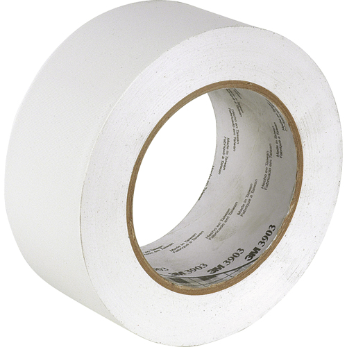 3903 Vinyl Duct Tape, 50 mm (2") W x 45.5 m (149.25') L, 6.3 mils, White Superchem Industries