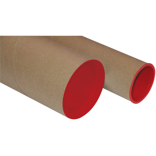 Plug-Seal Mailing Tubes, Round, 3" W x 25" L Superchem Industries