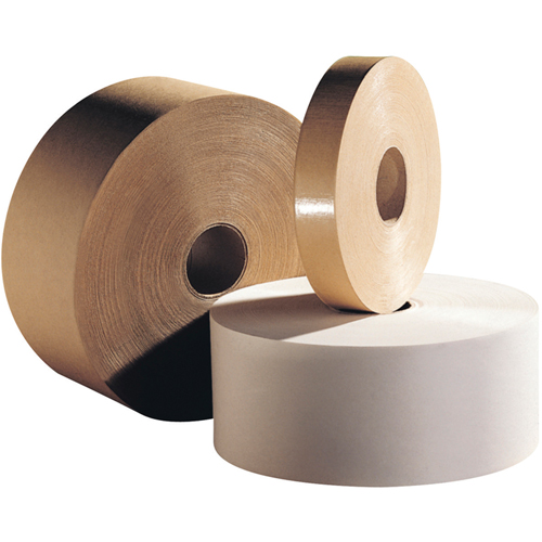 Gummed Tapes - Standard Tape, 60 mm (2-9/25") x 182.88 m (600'), Kraft Superchem Industries