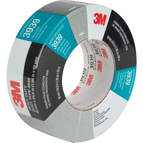 3939 Duct Tape, 9 mils, Silver, 48 mm (2") x 55 m (180') Superchem Industries