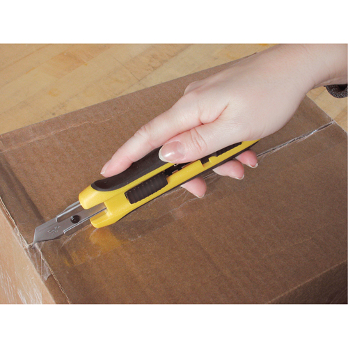 Five-Position Safety Knife, 18 mm, Silver, Rubber Handle Superchem Industries