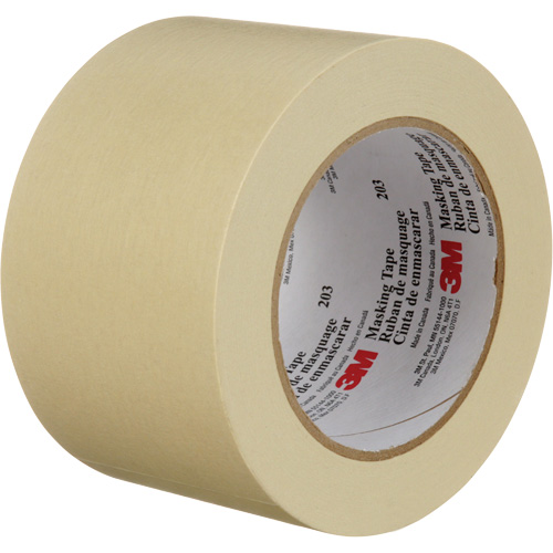 Highland 203 Masking Tape, 72 mm (3") x 55 m (180'), Beige Superchem Industries