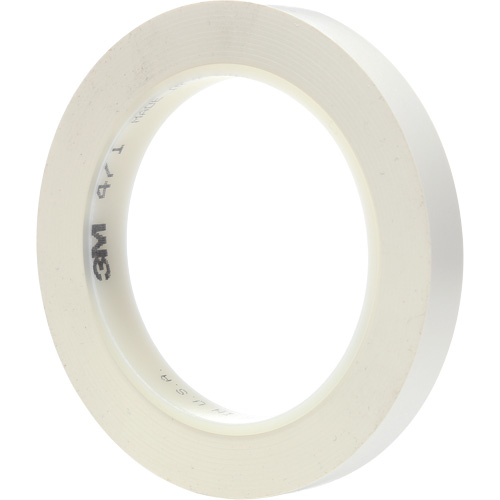 Ruban en vinyle 471, 12 mm (1/2") la x 32,9 m (108') lo, 5,3 mils, Blanc Superchem Industries