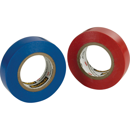 Scotch&reg; 35 Colour Coded Tape, 12.7 mm (1/2") x 20.1 m (66'), Blue, 7 mils Superchem Industries