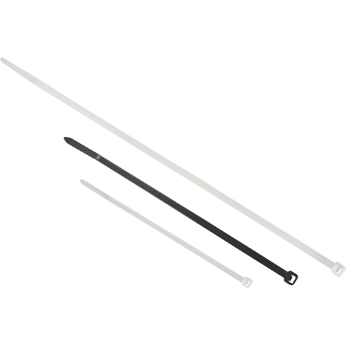 Contractor-grade Cable Ties, 24" Long, 175LBS Tensile Strength, Natural Superchem Industries