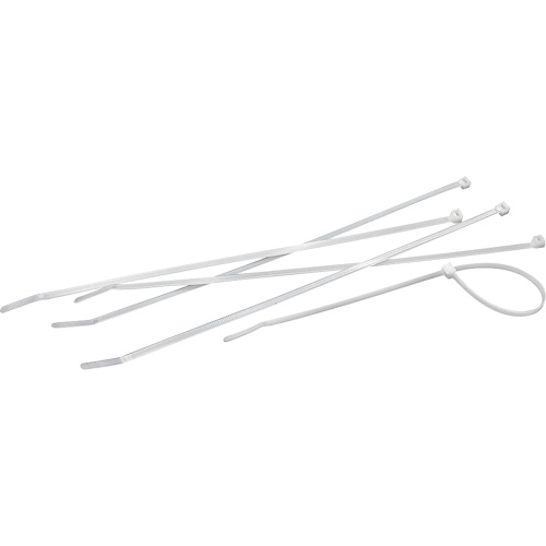Cable Ties, 4" Long, 18 lbs. Tensile Strength, Natural Superchem Industries