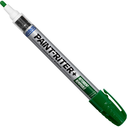 Paint-Riter&reg;+ Detergent Removable Paint Marker, Liquid, Green Superchem Industries