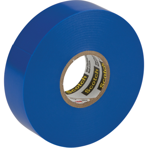 Rubans en vinyle pour codage en couleurs 35 Scotch, 19 mm (3/4") x 20,1 m (66'), Bleu, 7 mils Superchem Industries
