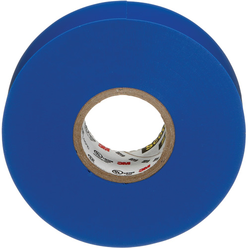 Rubans en vinyle pour codage en couleurs 35 Scotch, 19 mm (3/4") x 20,1 m (66'), Bleu, 7 mils Superchem Industries