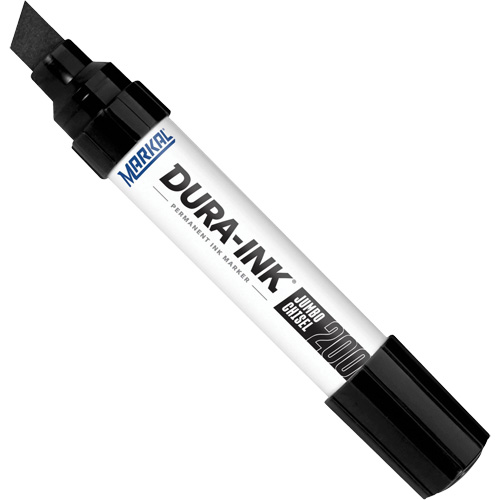 Dura-Ink&reg; - #200 Marker, Black, Chisel Tip Superchem Industries