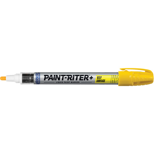Marqueur pour surfaces huileuses Paint-Riter +, Liquide, Jaune Superchem Industries