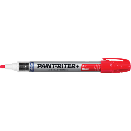 Paint-Riter&reg; + Oily Surface Marker, Liquid, Red Superchem Industries