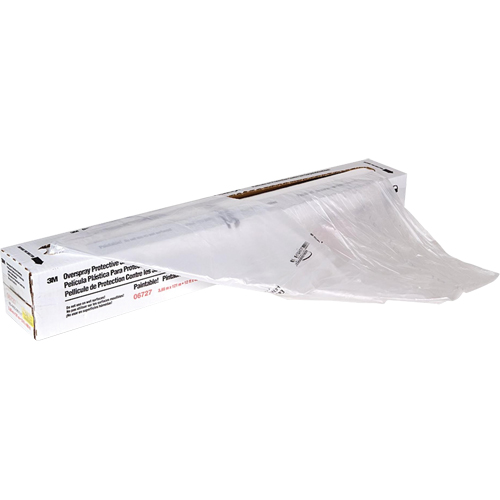 Overspray Protective Sheeting, 400' L x 12' W, Plastic Superchem Industries