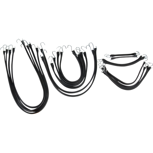 Rubber Tie Down Set, 9" Superchem Industries