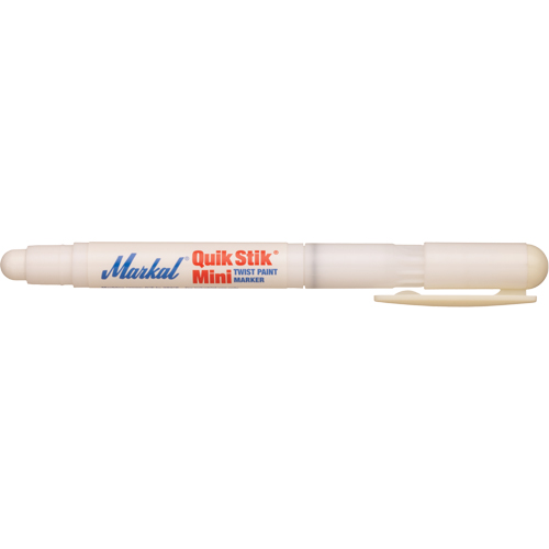 Quik Stik&reg; Mini Paint Marker, Solid Stick, White Superchem Industries