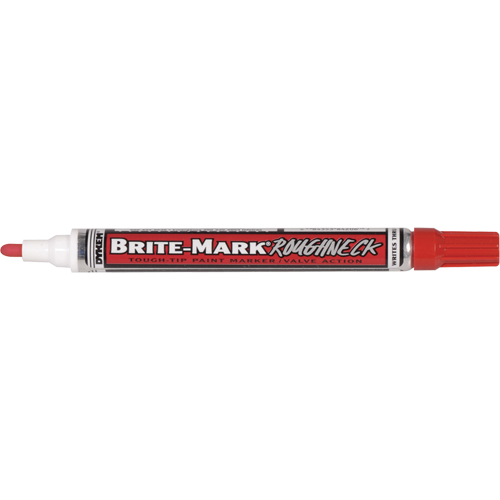 Brite-Mark&reg; RoughNeck Marker, Liquid, Red Superchem Industries