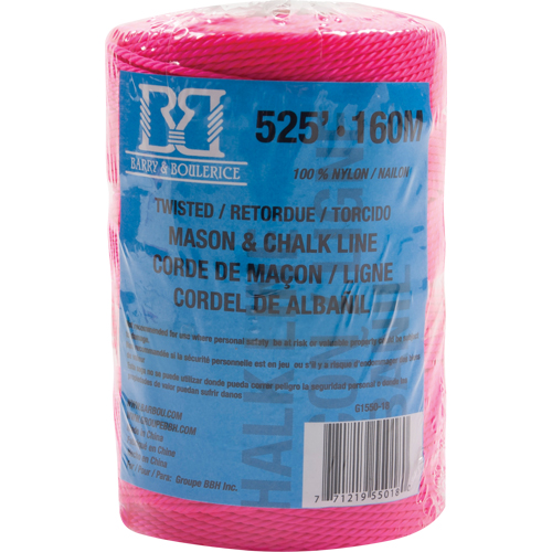 Mason/Chalk Line Rope, 525', Nylon Superchem Industries