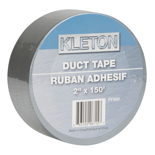 Utility Grade Duct Tape, 6 mils, Silver, 50 mm (2") x 45 m (148') Superchem Industries