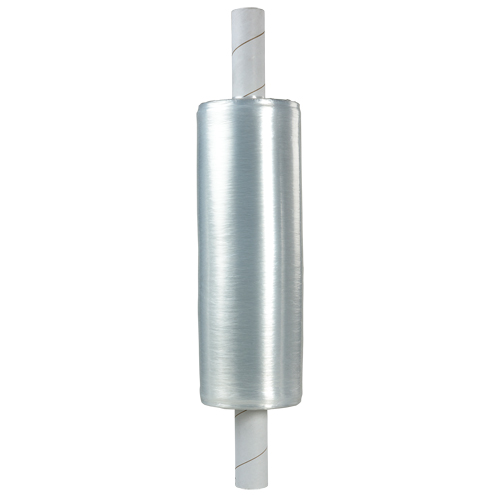 Film &eacute;tirable &agrave; la main, moyeu allong&eacute;, Calibre 120 (30 microm&egrave;tres), 20" x 700', Transparent Superchem Industries