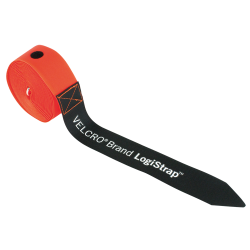 LogiStrap Logistic Straps, Hook and Loop, 2" W x 16.4' L, 225 lbs. (102 kg) WLL Superchem Industries