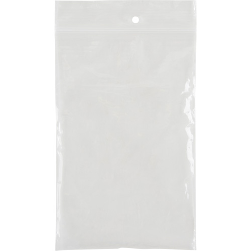 Sacs en poly, Refermable, 6" x 4", 4 mils Superchem Industries