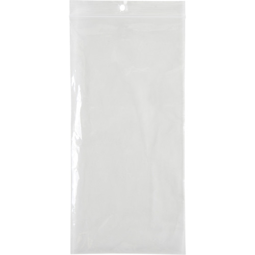 Sacs en poly, Refermable, 8" x 4", 2 mils Superchem Industries