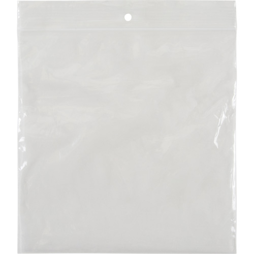Sacs en poly, Refermable, 6" x 6", 2 mils Superchem Industries