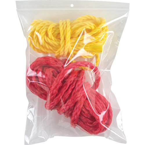 Sacs en poly, Refermable, 10" x 8", 4 mils Superchem Industries