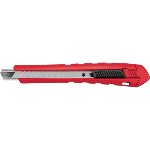 Snap-Off Knife, 9 mm, Carbide, Rubber/Polypropylene Handle Superchem Industries