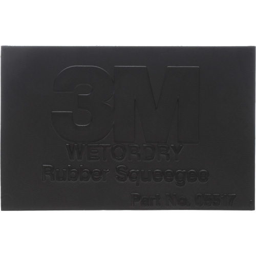 Wetordry Rubber Squeegee, 4-1/4" L x 2-3/4" W Superchem Industries