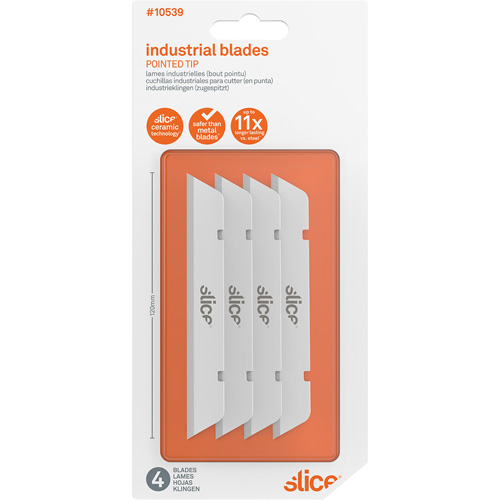 Slice Lame de rechange Finger-Friendly avec bout pointu offrant une s&eacute;curit&eacute; pour les doigts, Style Simple Superchem Industries