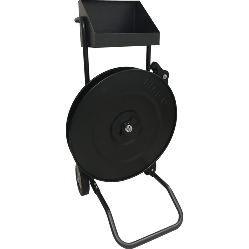 Strapping Dispenser, Polyester/Steel/Polypropylene Straps, 16"/8" Core Dia., 3"/8"/6" Roll Width Superchem Industries