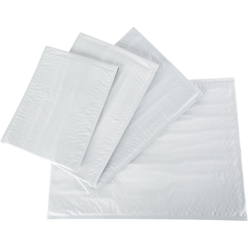 Bubble Shipping Mailer, Polyethylene, 9-1/2" W x 14-1/2" L Superchem Industries