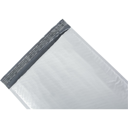 Bubble Shipping Mailer, Polyethylene, 10-1/2" W x 16" L Superchem Industries
