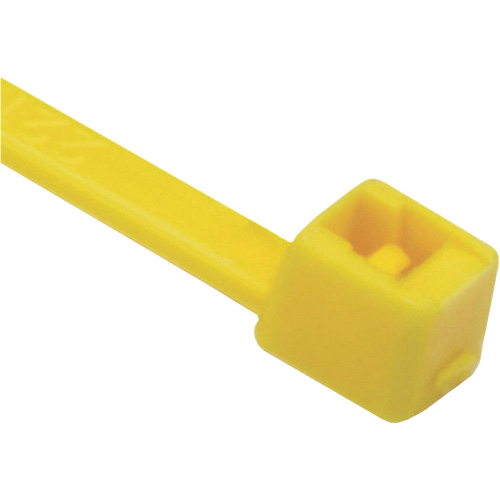 T Series Cable Ties, 8" Long, 50 lbs. Tensile Strength, Yellow Superchem Industries