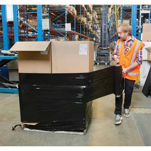 Film &eacute;tirable, Calibre 0,8 (20,3 microm&egrave;tres), 18" x 1500', Noir opaque Superchem Industries