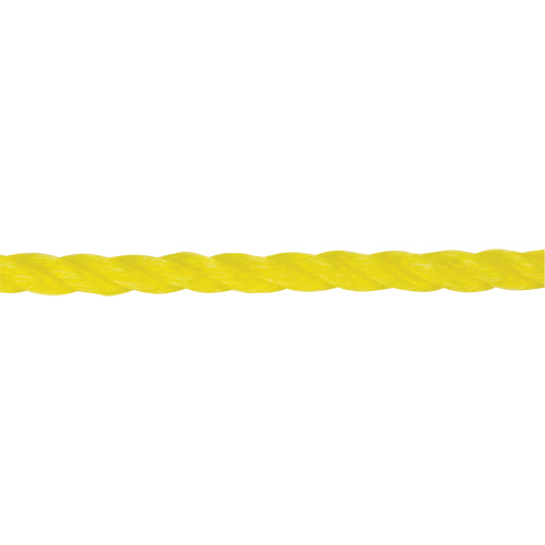 Corde jaune tress&eacute;e 1/4", Polypropyl&egrave;ne, 1300' Superchem Industries