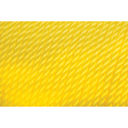 Corde jaune tress&eacute;e 1/4", Polypropyl&egrave;ne, 1300' Superchem Industries