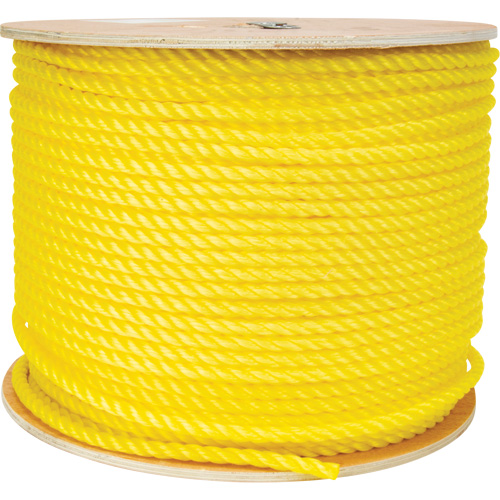 3/8" Braided Yellow Rope, Polypropylene, 630' Superchem Industries