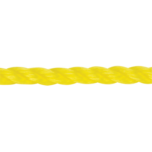 3/8" Braided Yellow Rope, Polypropylene, 630' Superchem Industries