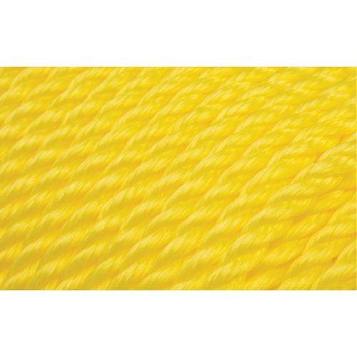 3/8" Braided Yellow Rope, Polypropylene, 630' Superchem Industries