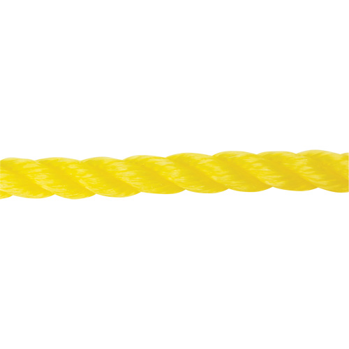 Corde jaune tress&eacute;e 5/8", Polypropyl&egrave;ne, 200' Superchem Industries