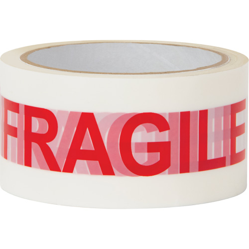 Ruban d'emballage Fragile, Adh&eacute;sif Thermofusible, 2 mils, 48 mm (2") x 100 m (328') Superchem Industries