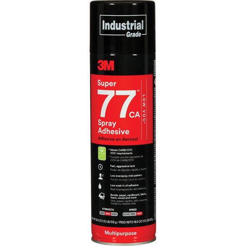 Super 77 Multi-Purpose Spray Adhesive, Aerosol Can Superchem Industries